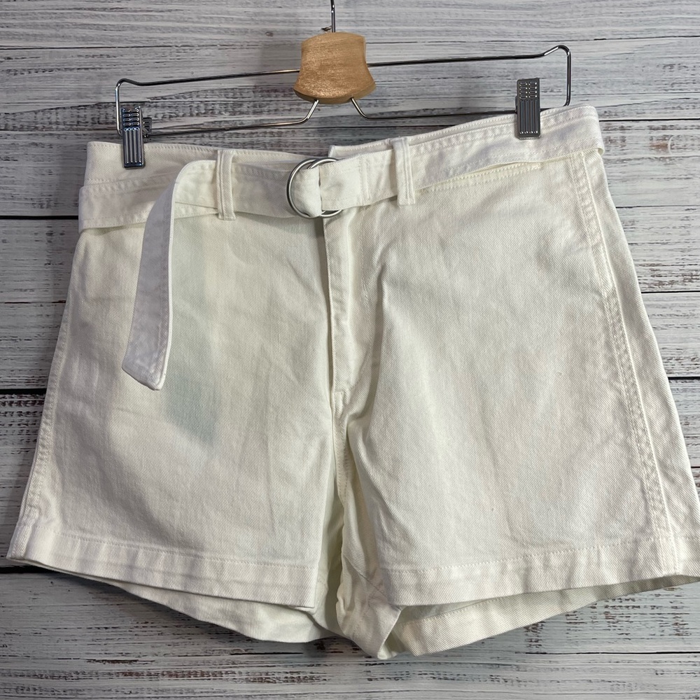 GAP White Denim Shorts | Size 10